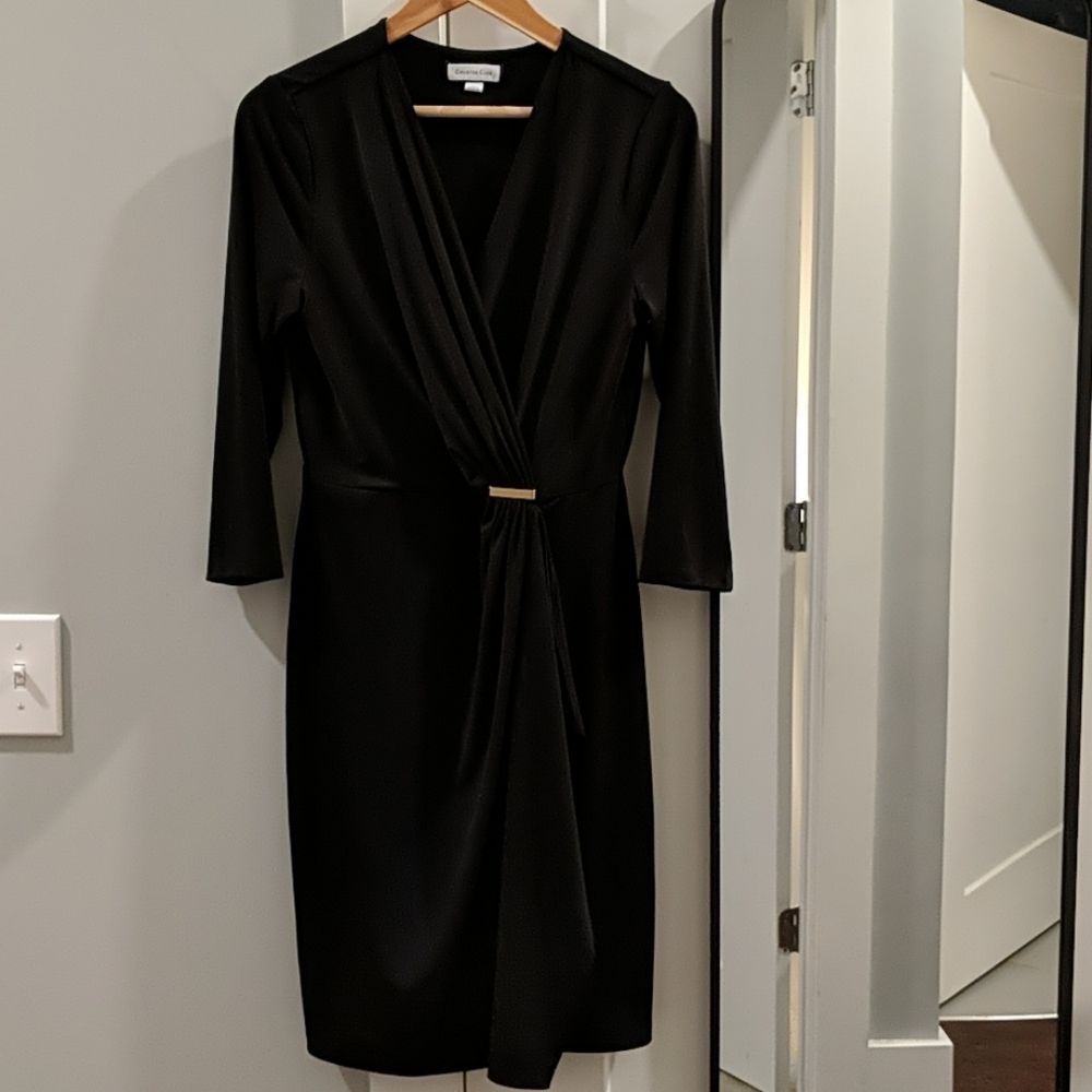 CHARTER CLUB faux wrap dress